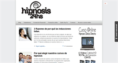 Desktop Screenshot of hipnosis24horas.com